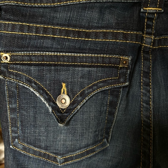 Hudson Elm Blue Denim Cotton Bootcut Low Rise 28 - Picture 11 of 11